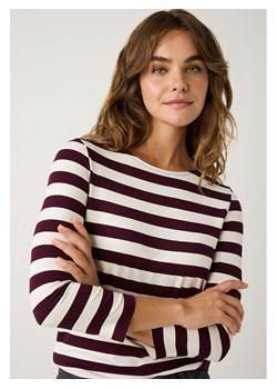 More &amp; More Koszulka w kolorze biało-bordowym ze sklepu Limango Polska w kategorii Bluzki damskie - zdjęcie 187603642