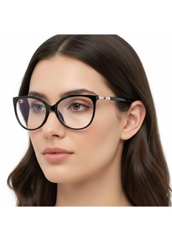 Okulary damskie z filtrem BLUE LIGHT do komputera zerówki EST-108K-1 Estillo ze sklepu Stylion w kategorii Okulary zerówki damskie - zdjęcie 187603862