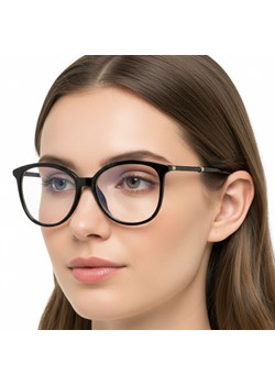 Okulary damskie z filtrem BLUE LIGHT do komputera zerówki EST-112K-1 Estillo ze sklepu Stylion w kategorii Okulary zerówki damskie - zdjęcie 187603864