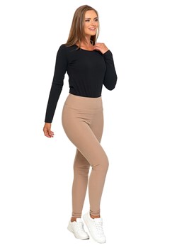 Legginsy lekko ocieplane Moraj RDL1800-014 beige ze sklepu kontri.pl w kategorii Spodnie damskie - zdjęcie 187604104
