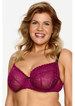 Lupo 2615 BIG biustonosz miękki na fiszbinach, siateczka fuksja ze sklepu kontri.pl w kategorii Biustonosze - zdjęcie 187604130