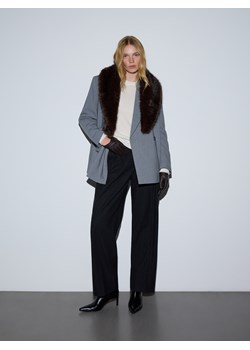 Reserved - Wełniany sweter - kremowy ze sklepu Reserved w kategorii Swetry damskie - zdjęcie 187604403