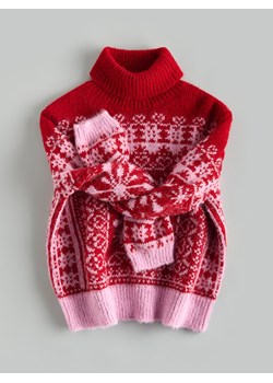 Reserved - Sweter ze świątecznym motywem - wielobarwny ze sklepu Reserved w kategorii Swetry damskie - zdjęcie 187604474