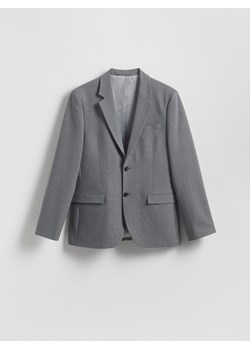 Reserved - Marynarka regular z dodatkiem wiskozy - ciemnoszary ze sklepu Reserved w kategorii Marynarki męskie - zdjęcie 187604572