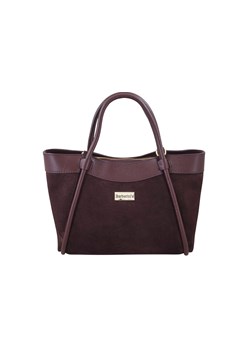 Elegancka torebka ze skóry zamszowej - Bordowa ze sklepu butyolivier w kategorii Kuferki - zdjęcie 187604873