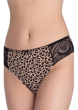 2-pak bawełniane figi damskie L-1589BI, Kolor beżowo-czarny, Rozmiar L, LAMA ze sklepu Primodo w kategorii Majtki damskie - zdjęcie 187605342