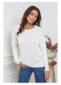 So Cachemire Sweter &quot;Kedis&quot; w kolorze kremowym ze sklepu Limango Polska w kategorii Swetry damskie - zdjęcie 187605484