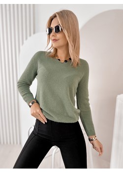 sweter montclair khaki one size ze sklepu UBRA w kategorii Swetry damskie - zdjęcie 187605630