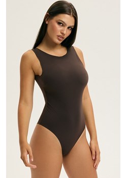 Esotiq body z wbudowaną miseczką Cleary 44270-89X, Kolor brązowy, Rozmiar L, Esotiq ze sklepu Intymna w kategorii Body damskie - zdjęcie 187605784