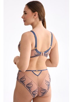 Figi damskie tangi Palmer C511, Kolor niebiesko-beżowy, Rozmiar L, Ewa Bien ze sklepu Intymna w kategorii Majtki damskie - zdjęcie 187605854