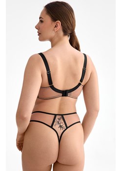 Biustonosz miękki soft balconette beżowo-czarny Salma B139, Kolor beżowo-czarny, Rozmiar 65E, Ewa Bien ze sklepu Intymna w kategorii Biustonosze - zdjęcie 187605864
