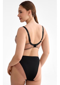 Biustonosz miękki soft beżowo-czarny Salma B171, Kolor beżowo-czarny, Rozmiar 65H, Ewa Bien ze sklepu Intymna w kategorii Biustonosze - zdjęcie 187605873