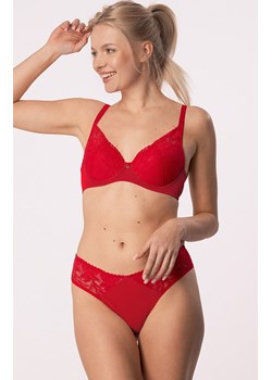Mefemi koronkowy biustonosz push-up czerwony Laura, Kolor czerwony, Rozmiar 65D, Mefemi ze sklepu Intymna w kategorii Biustonosze - zdjęcie 187605900