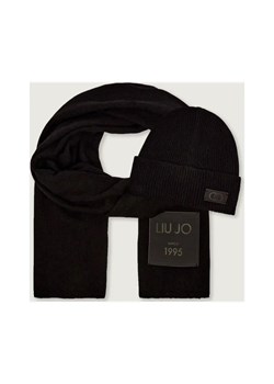 Liu Jo Szal + czapka | z dodatkiem wełny ze sklepu Gomez Fashion Store w kategorii Czapki zimowe damskie - zdjęcie 187606023