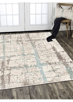 Mioli Bawełniany dywan w kolorze beżowo-jasnobrązowo-błękitnym ze sklepu Limango Polska w kategorii Dywany - zdjęcie 187606673