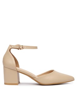 Czółenka JENNY CEO-ANGEL WS210702-10 Beżowy ze sklepu eobuwie.pl w kategorii Czółenka - zdjęcie 187606760