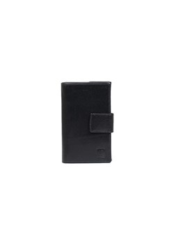 czarny portfel skórzany unisex KLASYCZNY z zapięciem ze sklepu Słoń Torbalski w kategorii Portfele damskie - zdjęcie 187606860
