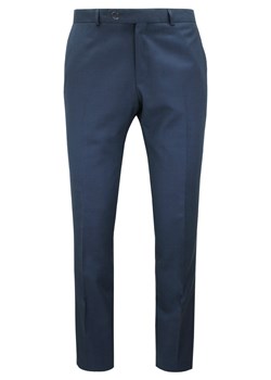 Męskie, Eleganckie Spodnie Wełniane - MEN&#039;SFIELD - Granatowe SPMNSD240345spSLIMa ze sklepu JegoSzafa.pl w kategorii Spodnie męskie - zdjęcie 187606942