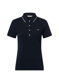 Gant Damska koszulka polo Kobiety Bawełna granatowy jednolity ze sklepu vangraaf w kategorii Bluzki damskie - zdjęcie 187607002
