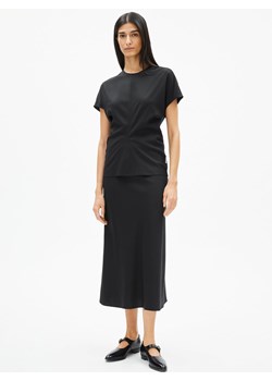 ARMEDANGELS Damska spódnica midi - Lenovaa Kobiety wiskoza czarny jednolity ze sklepu vangraaf w kategorii Spódnice - zdjęcie 187607053