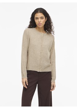 Vila Kardigan damski - VISalsa Kobiety beżowy marmurkowy ze sklepu vangraaf w kategorii Swetry damskie - zdjęcie 187607080