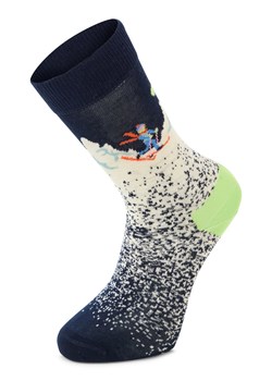 Happy Socks Skarpety Mężczyźni granatowy wzorzysty ze sklepu vangraaf w kategorii Skarpetki męskie - zdjęcie 187607082