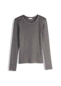 GATE Top z żebrowanej dzianiny 34 ze sklepu gateshop w kategorii Bluzki damskie - zdjęcie 187607224