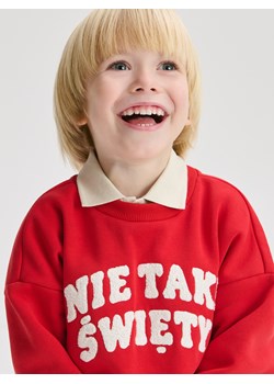 Reserved - Bluza z aplikacją - czerwony ze sklepu Reserved w kategorii Bluzy chłopięce - zdjęcie 187607513