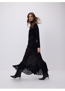 Reserved - Strukturalna spódnica - czarny ze sklepu Reserved w kategorii Spódnice - zdjęcie 187607520