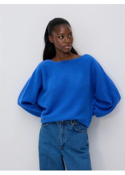 Reserved - Sweter z domieszką wełny - niebieski ze sklepu Reserved w kategorii Swetry damskie - zdjęcie 187607593
