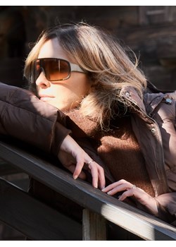 Reserved - Okulary przeciwsłoneczne - ciemnobrązowy ze sklepu Reserved w kategorii Okulary przeciwsłoneczne damskie - zdjęcie 187607754