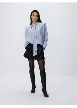 Reserved - Szorty z imitacji skóry - czarny ze sklepu Reserved w kategorii Szorty - zdjęcie 187607761