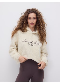 Reserved - Bluza ze sztucznego baranka - złamana biel ze sklepu Reserved w kategorii Bluzy damskie - zdjęcie 187607993