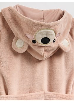 Reserved - Szlafrok z kapturem z misiem - brązowy ze sklepu Reserved w kategorii Szlafroki dziecięce - zdjęcie 187608014