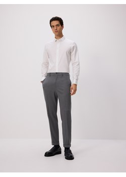 Reserved - Spodnie garniturowe z kantem - ciemnoszary ze sklepu Reserved w kategorii Spodnie i półśpiochy - zdjęcie 187608024