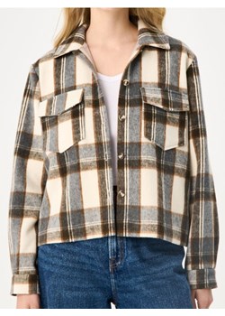 Sinsay - Kurtka koszulowa w kratę - wielobarwny ze sklepu Sinsay w kategorii Kurtki damskie - zdjęcie 187609922