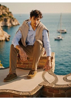 Sinsay - Spodnie jeansowe - beżowy ze sklepu Sinsay w kategorii Spodnie męskie - zdjęcie 187610013