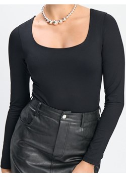 Sinsay - Body z długim rękawem - czarny ze sklepu Sinsay w kategorii Bluzki damskie - zdjęcie 187610031