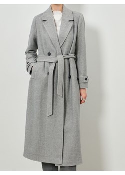 Sinsay - Płaszcz z domieszką wełny - szary ze sklepu Sinsay w kategorii Płaszcze damskie - zdjęcie 187610054