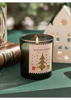 Sinsay - Świeczka z motywem zimowym Winter Woods - zielony ze sklepu Sinsay w kategorii Dekoracje bożonarodzeniowe - zdjęcie 187610163