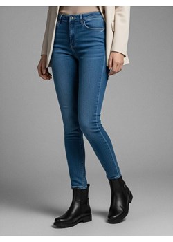 Sinsay - Jeansy skinny mid waist - niebieski ze sklepu Sinsay w kategorii Jeansy damskie - zdjęcie 187610173