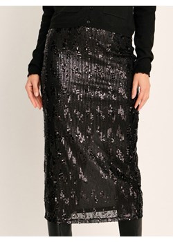 Sinsay - Spódnica midi z cekinami - czarny ze sklepu Sinsay w kategorii Spódnice - zdjęcie 187610211