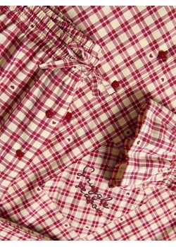 Reserved - Dwuczęściowa piżama w kratkę - czerwony ze sklepu Reserved w kategorii Piżamy damskie - zdjęcie 187611093