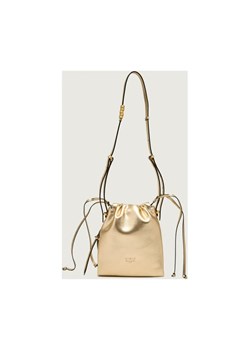 Pinko Skórzany worek SLOUCHY MINI ze sklepu Gomez Fashion Store w kategorii Torebki worki - zdjęcie 187611292