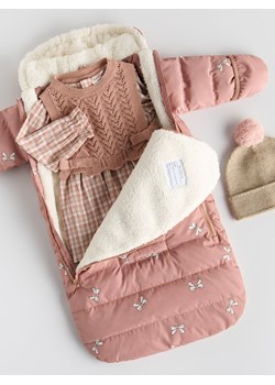 Reserved - Sukienka z kamizelką - brązowy ze sklepu Reserved w kategorii Sukienki niemowlęce - zdjęcie 187612564