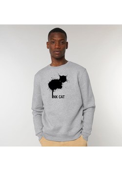 WOOOP Bluza &quot;Ink cat&quot; w kolorze szarym ze sklepu Limango Polska w kategorii Bluzy męskie - zdjęcie 187612960