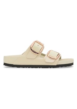 Birkenstock Skórzane klapki &quot;Arizona&quot; w kolorze kremowym ze sklepu Limango Polska w kategorii Klapki damskie - zdjęcie 187613182