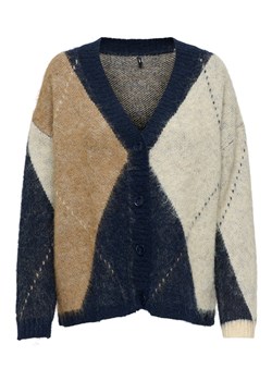 ONLY Kardigan w kolorze granatowo-jasnobrązowym ze sklepu Limango Polska w kategorii Swetry damskie - zdjęcie 187613332