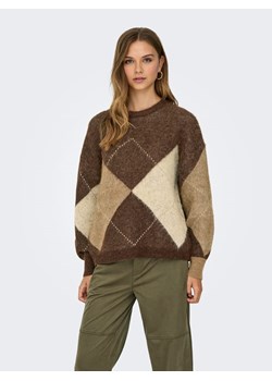 ONLY Sweter w kolorze brązowo-beżowym ze sklepu Limango Polska w kategorii Swetry damskie - zdjęcie 187613463
