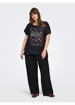 ONLY Carmakoma Koszulka w kolorze czarnym ze sklepu Limango Polska w kategorii Bluzki damskie - zdjęcie 187613593